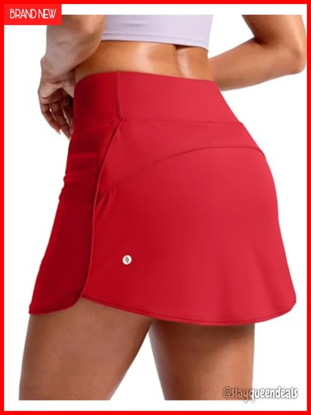 High Waisted Skort with Pockets for Golf Tennis Pickleball